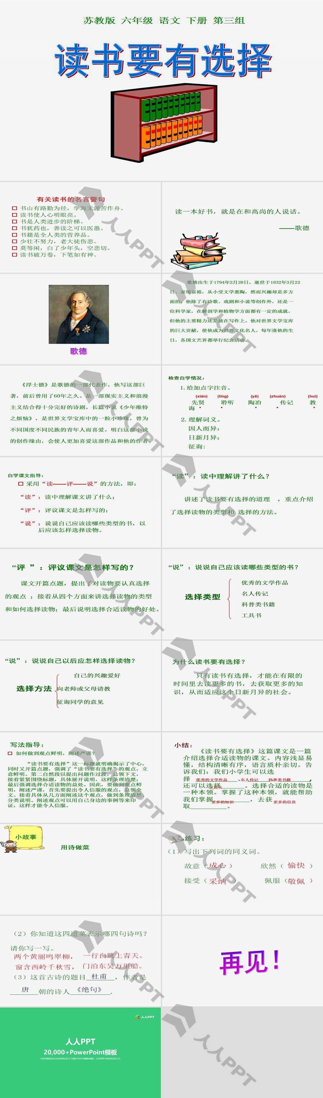 《读书要有选择》PPT课件2长图