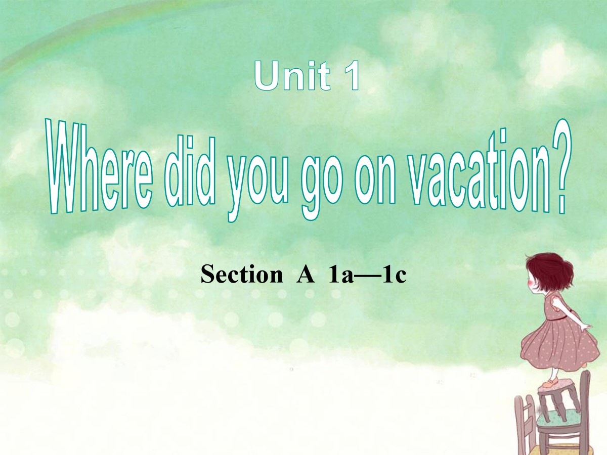 《Where did you go on vacation?》PPT课件