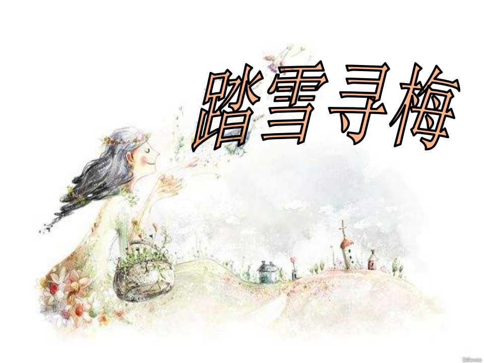 《踏雪寻梅》PPT课件2