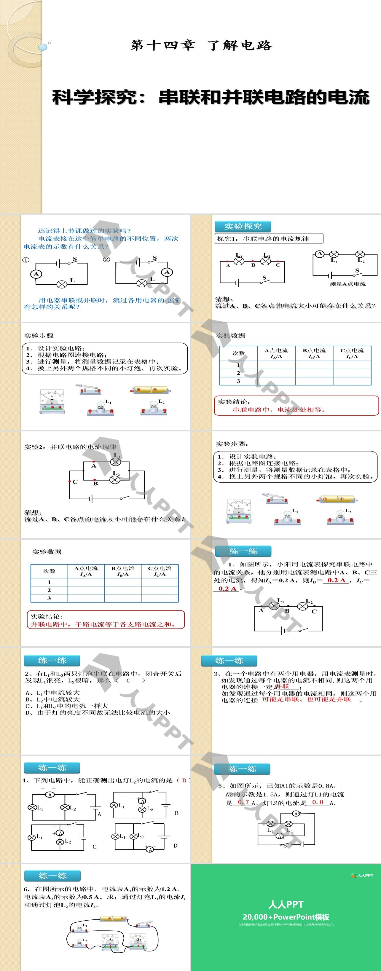 《科学探究：串联和并联电路的电流》了解电路PPT课件5长图