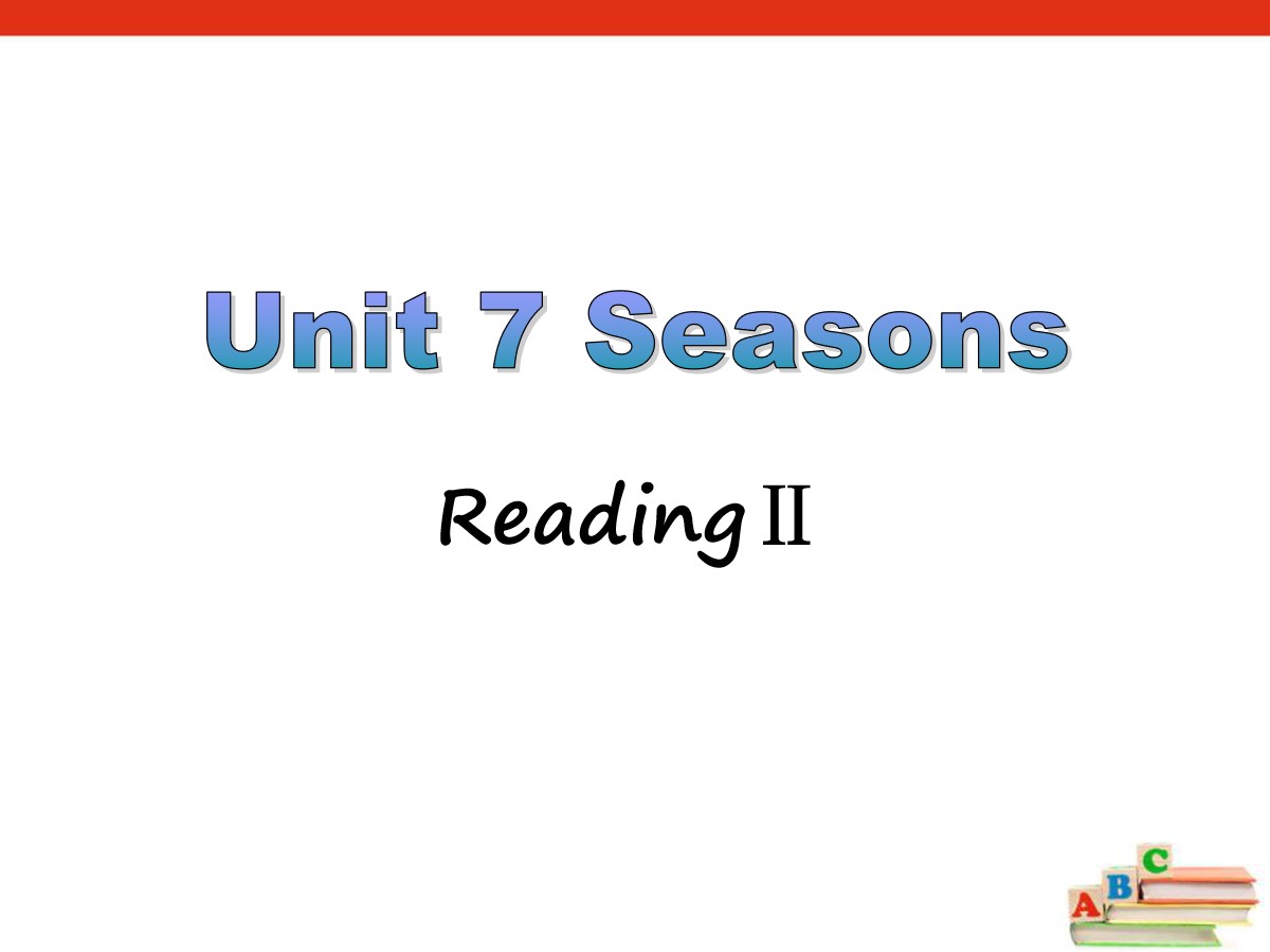 《Seasons》ReadingPPT课件