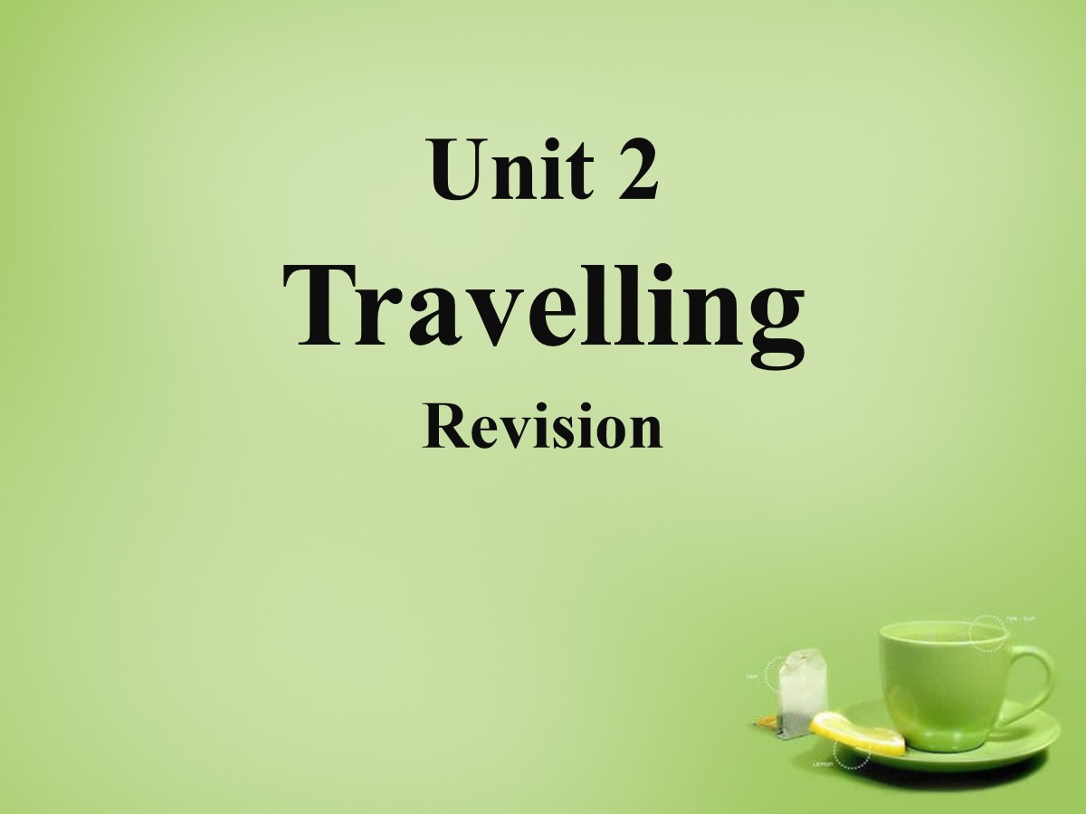 《Travelling》RevisionPPT