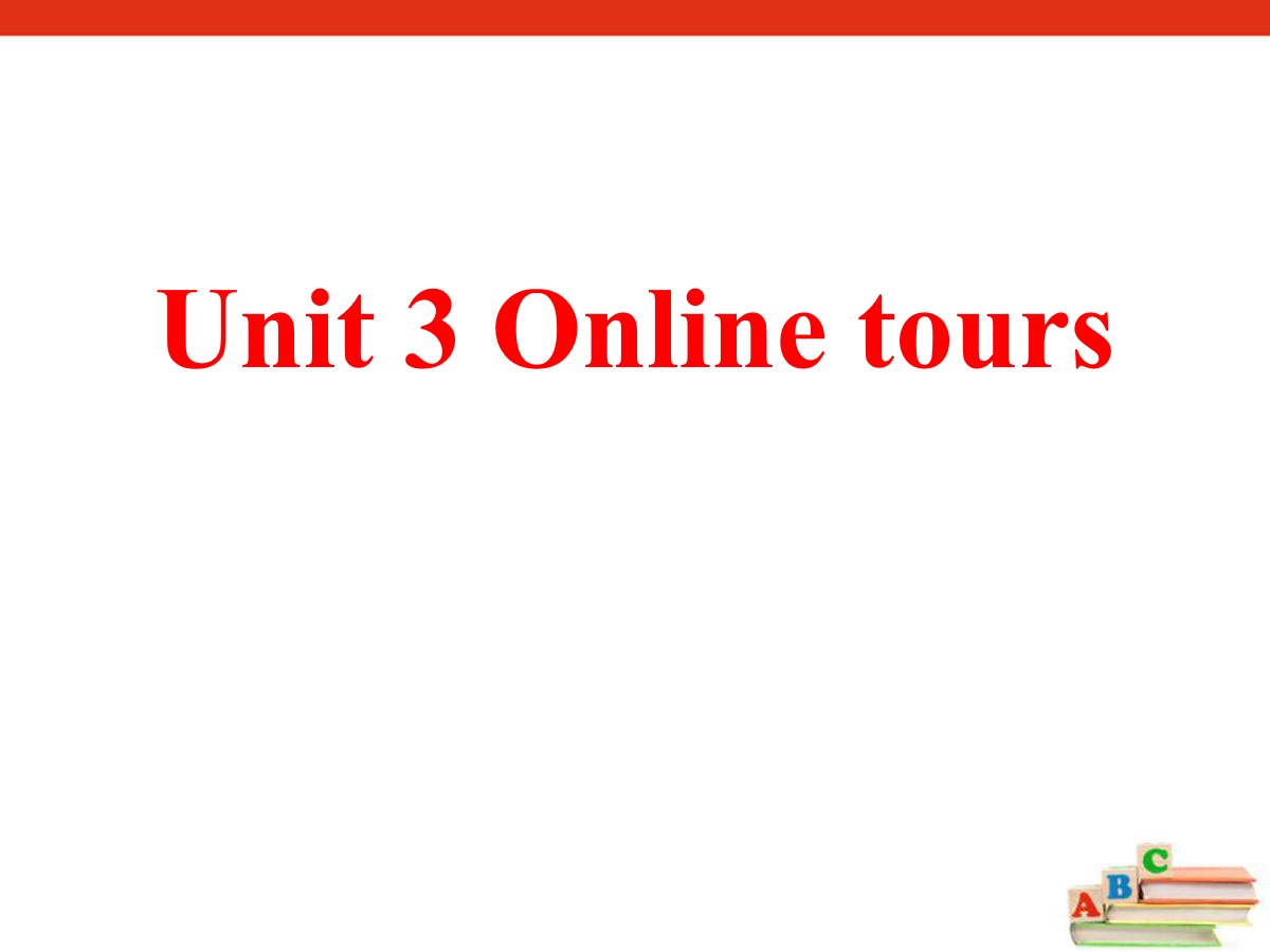 《Online tours》PPT