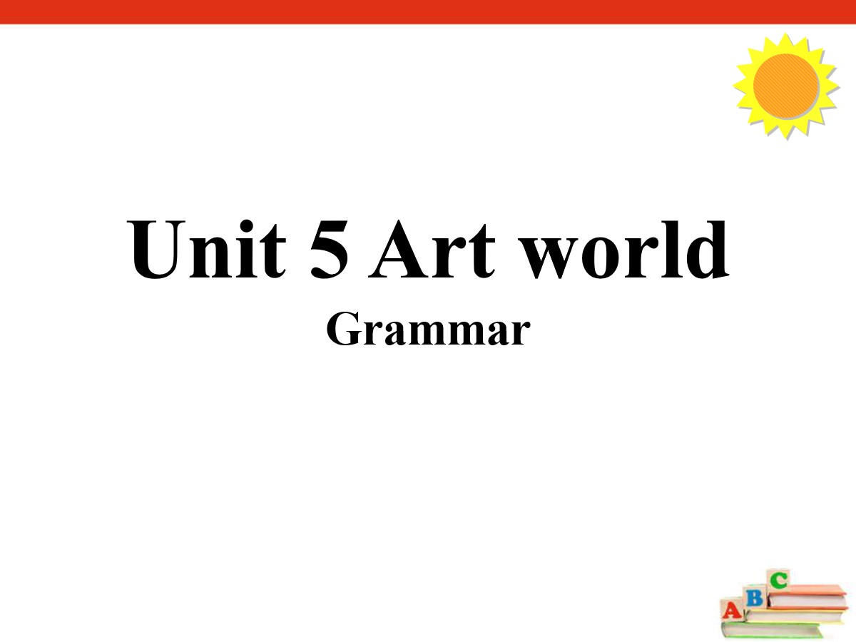 《Art world》GrammarPPT