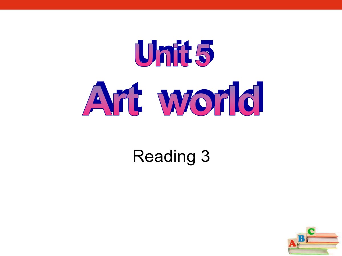 《Art world》ReadingPPT