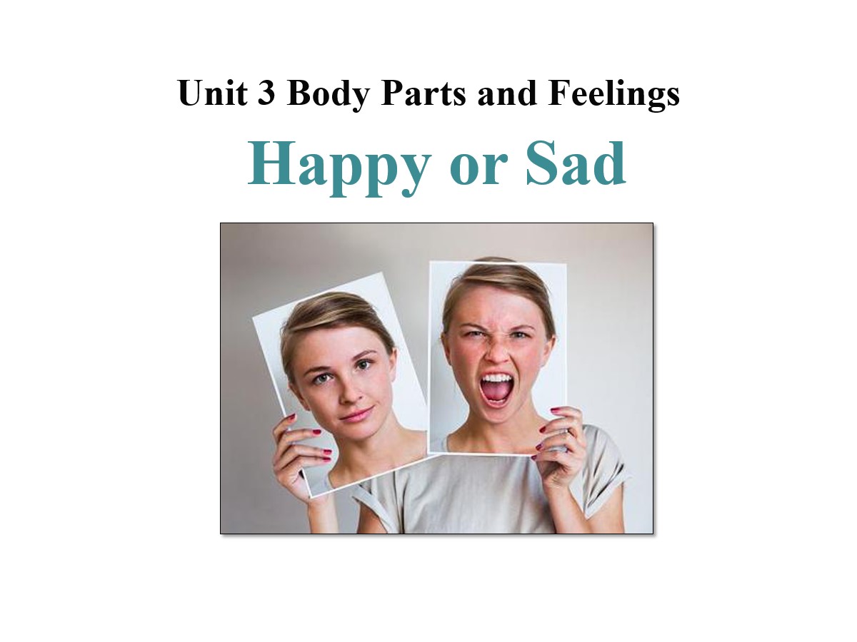 《Happy or Sad》Body Parts and Feelings PPT课件