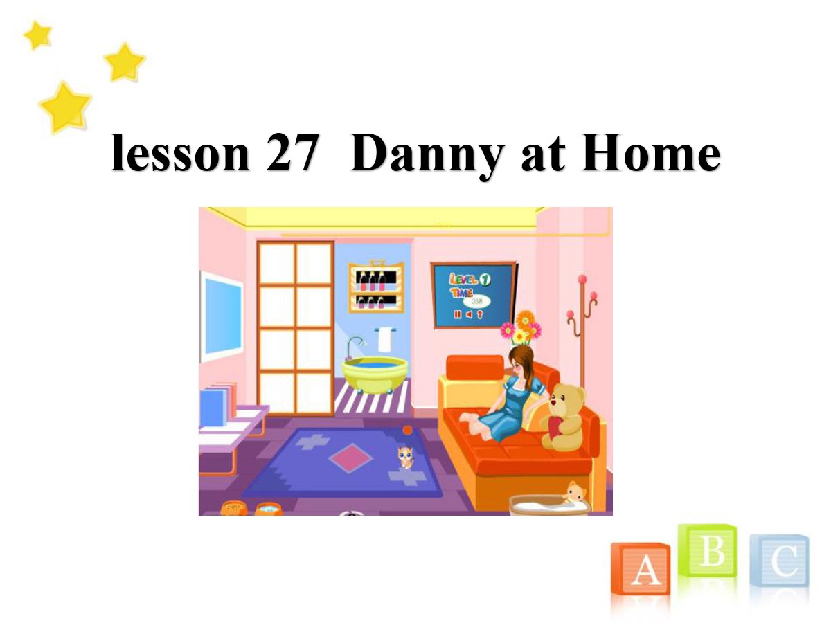 《Danny at Home》Family and Home PPT