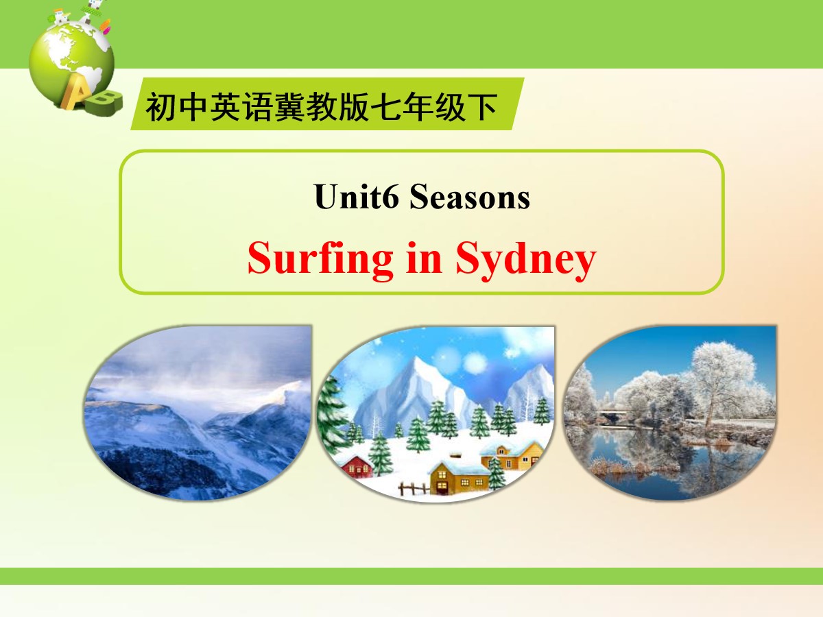 《Surfing in Sydney》Seasons PPT课件