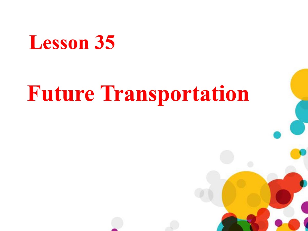 《Clean Cars?》Go with Transportation! PPT