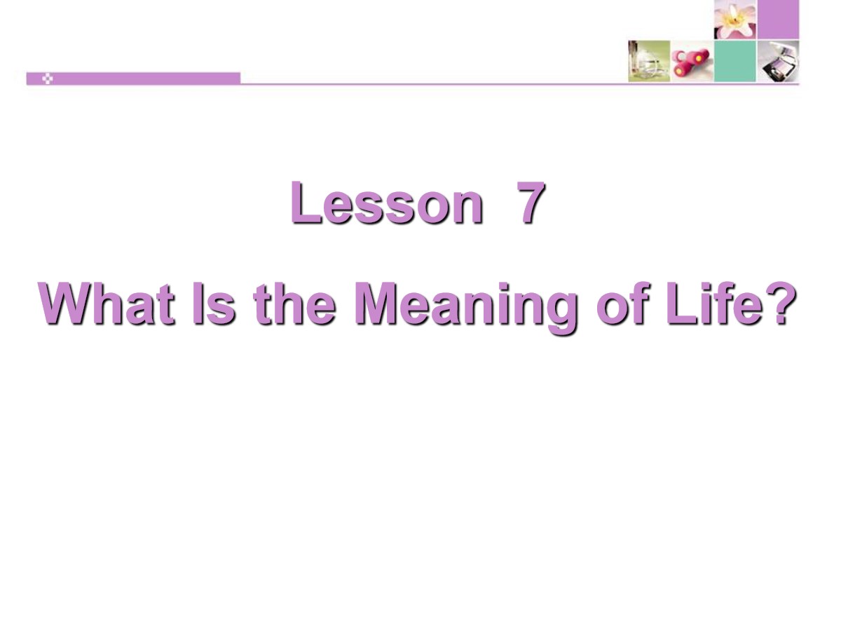 《What Is the Meaning of Life?》Great People PPT教学课件