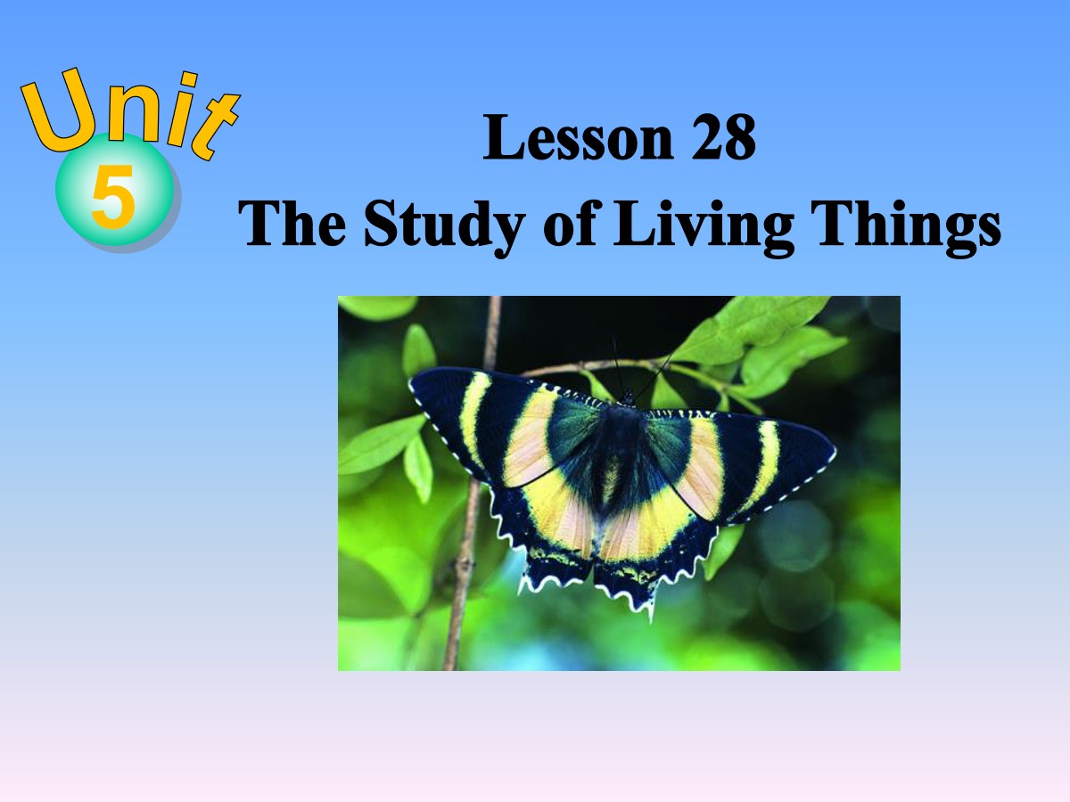 《The Study of Living Things》Look into Science! PPT课件