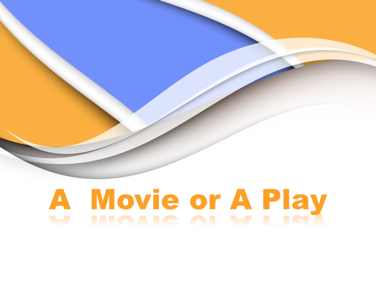 《A movie or a Play》Movies and Theatre PPT