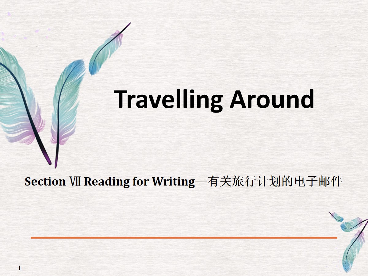 《Travelling Around》Reading for Writing PPT