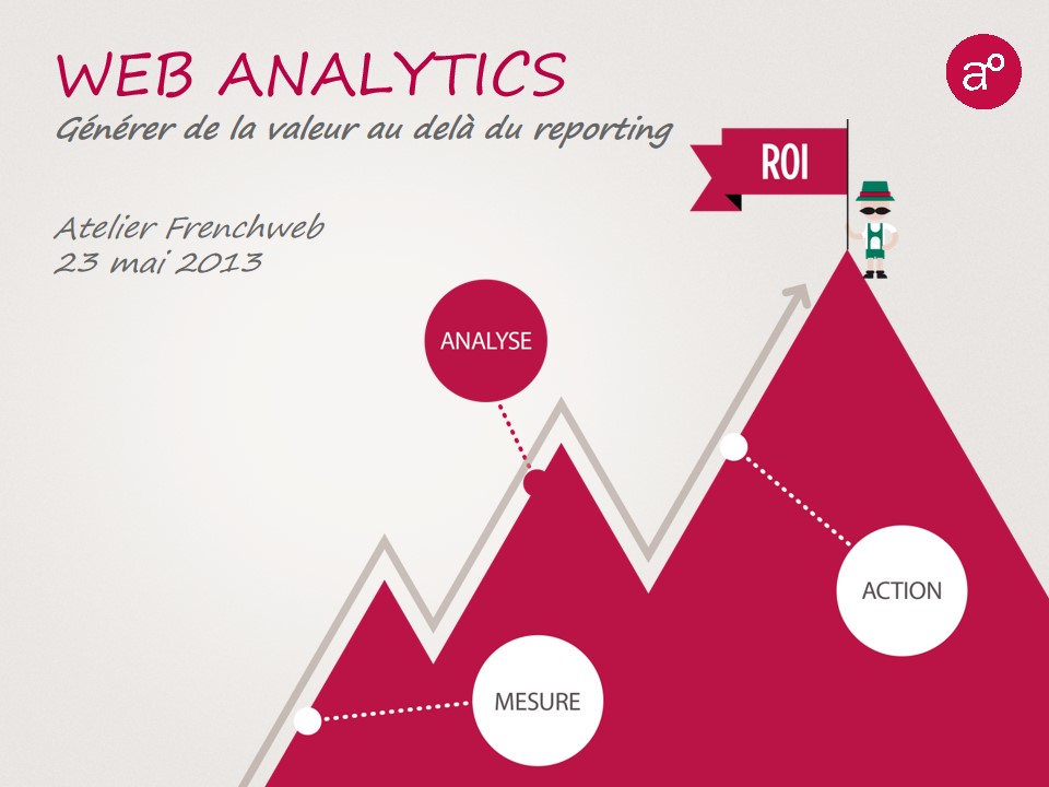 《WEB ANALYTICS》欧美风卡通小人PPT模板