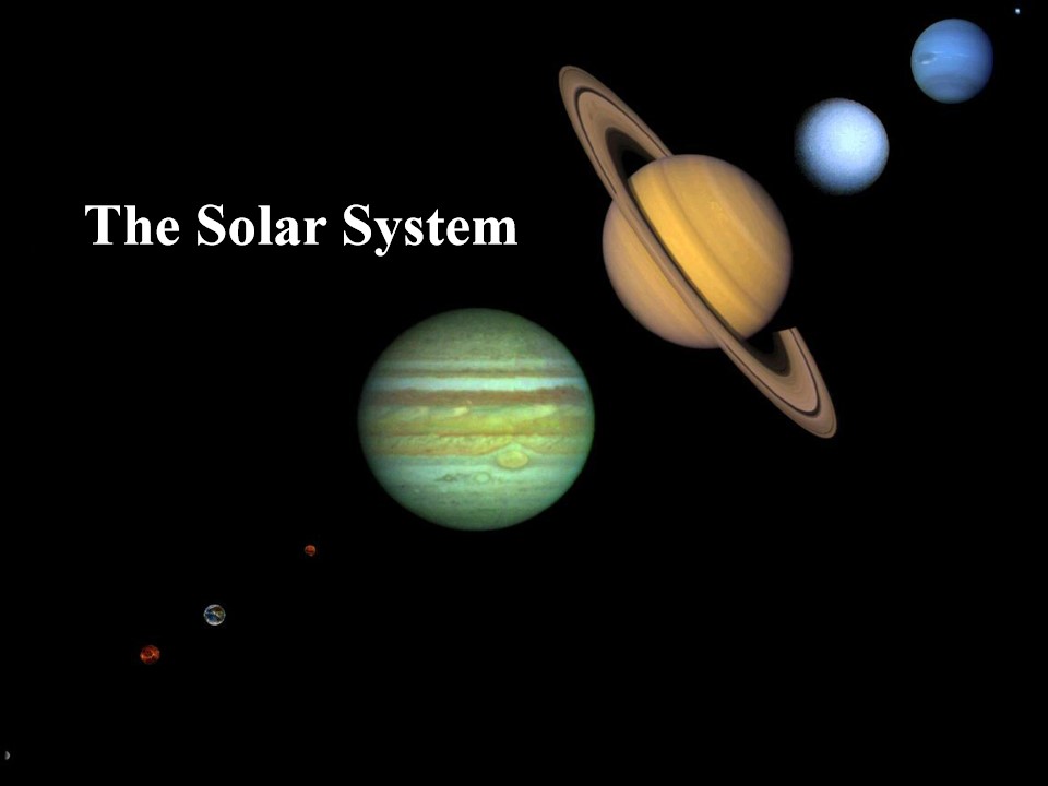 太阳系的介绍欧美风PPT模板