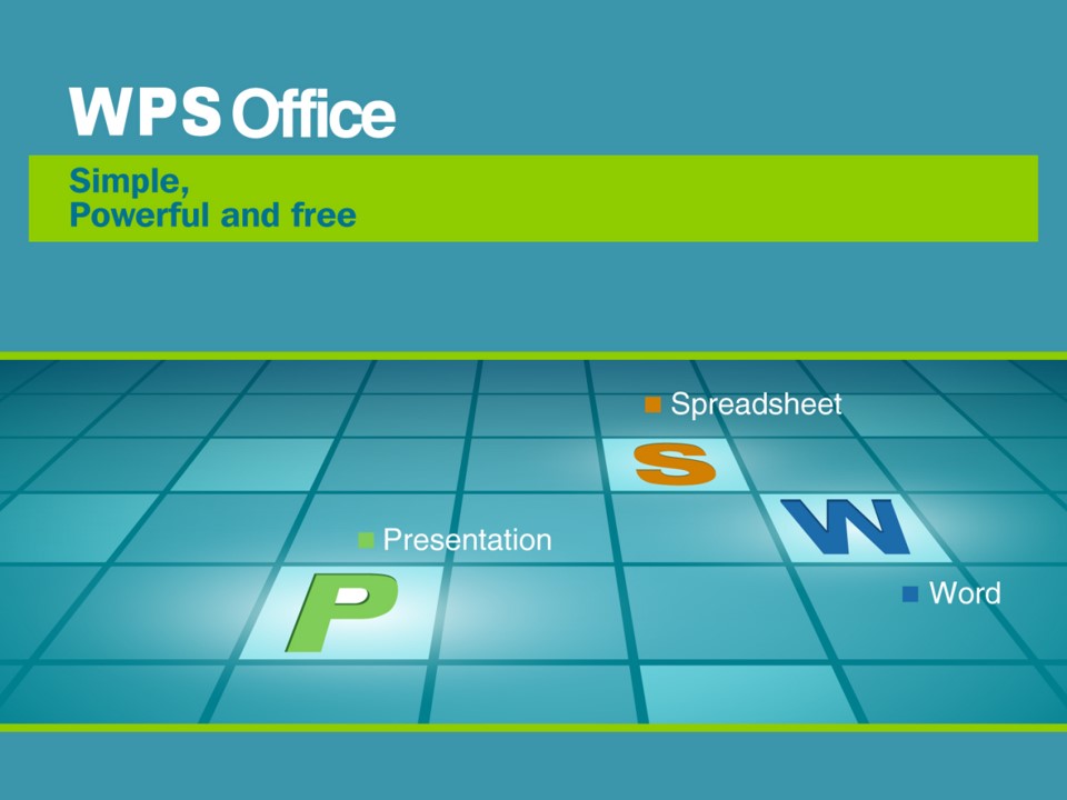 WPS office简洁商务PPT模板